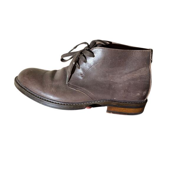1901 Men’s Leather / Shoes / Short boots / lace up / Brown / size 9.5 main image 4